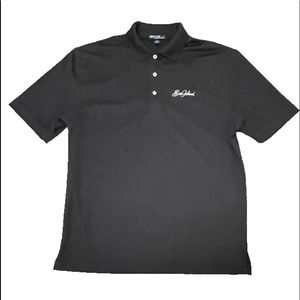 Black Sport-Tek by Port Authority Polo shirt with Sea Island logo
